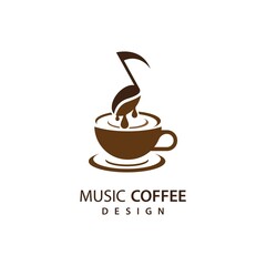 Music coffee logo images
