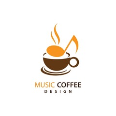 Music coffee logo images