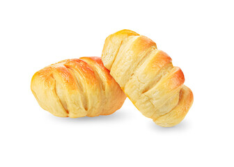 Croissant isolated on white background