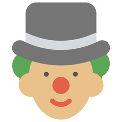 
A comic performer, clown 
