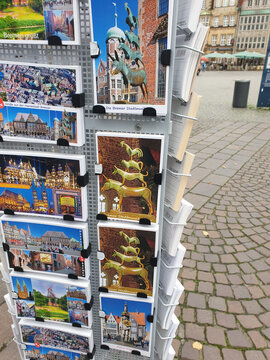 Postkartenständer in Bremen