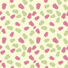 seamless small vector flower design pattern  on   background
