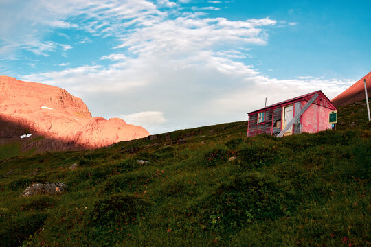 house in the mountains