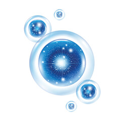 Hyaluronic acid or abstract molecules design