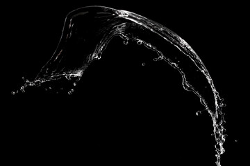飛び跳ねる水の瞬間