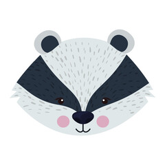 cute raccoon vector illustration for kids