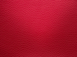 Genuine leather texture natural pattern. Red Color