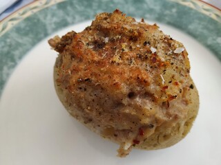 Meat Stuffed Potatoes