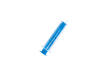 medical syringe. isolated on a white background