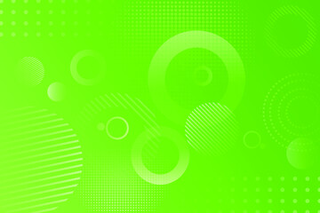Geometric shapes background design with green color gradient