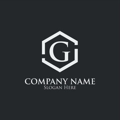Letter logo template. inital logo. monogram company logo template