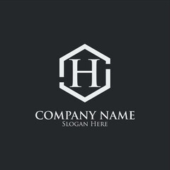 Letter logo template. inital logo. monogram company logo template