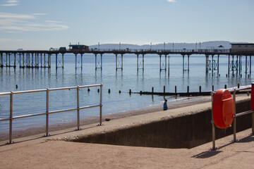 Obraz premium Teignmouth Pier in Devon, England