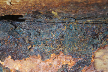 Rusted metal texture background. Abstract corroded iron color wallpaper. Metal Rust Background, old metal iron rust texture