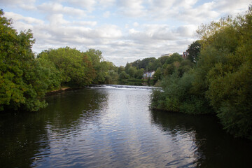 Fototapeta na wymiar The River Exe in Exeter, Devon, England