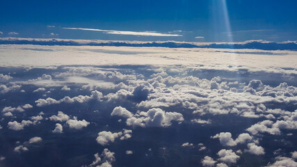 aerial view of the clouds © Altaf Shah