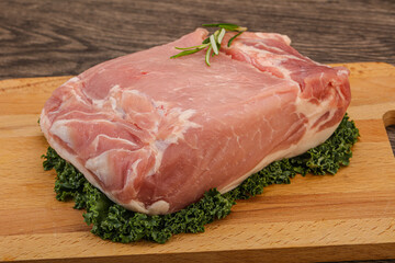 Pork meat piece for cooking