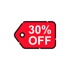Sale Tag Vector Badge Template, Sale Label Collection, Clearance Sale Sticker Emblem, Bargain Sale Sign Isolated On White Background, Sale Text Banner And Label 