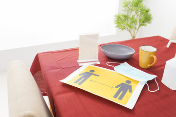 新型コロナウイルスレストランイメージ