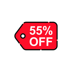 Sale Tag Vector Badge Template, Sale Label Collection, Clearance Sale Sticker Emblem, Bargain Sale Sign Isolated On White Background, Sale Text Banner And Label 