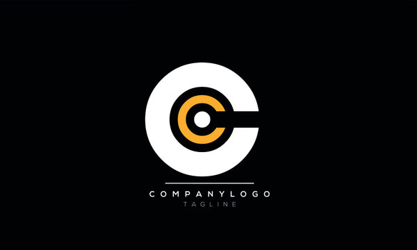 Alphabet letters Initials Monogram logo CCO,CO