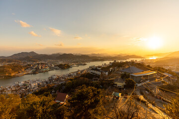 山から見る瀬戸内海