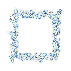 frame of blue stars for your text