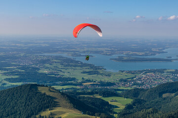 Gleitschirmfliegen Kampenwand