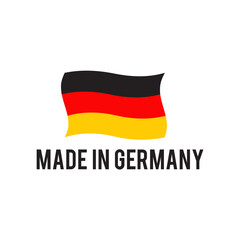 Made in germany logo design template