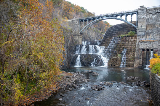 The waterfall at Croton Gorge Park in upstate New York.