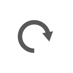 Arrow round icon vector. Arrow circle recycle design. Circle arrow. Recycle set icon vector