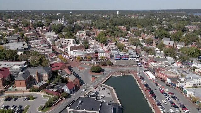 Aerial View of Annapolis, MD 