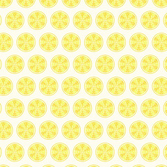 seamless pattern with fresh lemon 