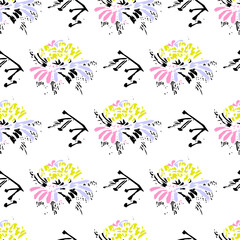 Obraz premium pattern with flowers