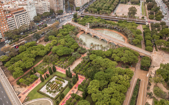 Turia garden in Valencia