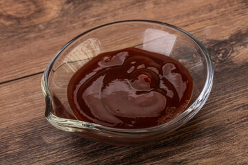 Traditional Barbicue sauce in the bowl