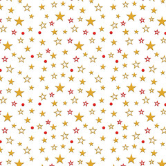 Seamless background with stars