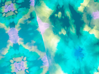 Authentic Brushed Art.Tie Dye Grunge. Blue Aquarelle Texture. Ocean Tie Dye Batik. Green Handmade Dirty Art. Dirty Art Background. Wet Art Print. Watercolor Print. Brushed Graffiti.