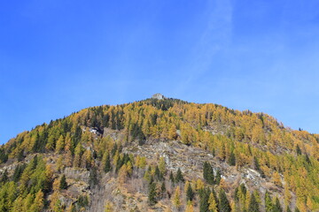 Autumn in the mountains. Champorcher Valley,Alps,Italy.