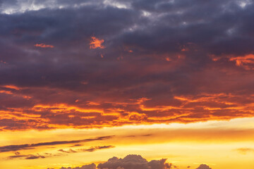 Beautiful background with evening sky
