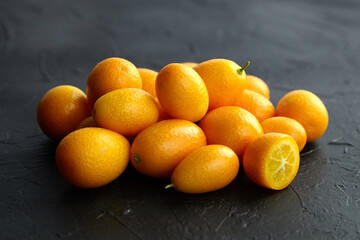 Kumquat, fresh citrus fruit