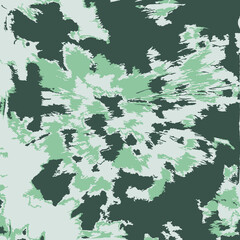 green vector tie dye texture. abstract flower decoration. 