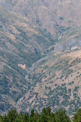 Fototapeta na wymiar ravine in Sierra Nevada in southern Spain