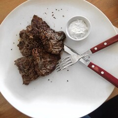 an appetizing piece of meat