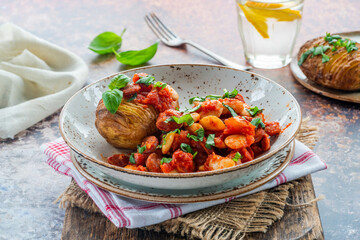 Chorizo and butterbean stew