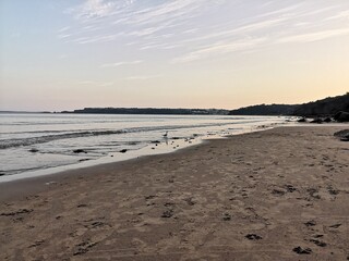 beach at sunset