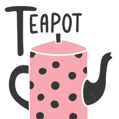 Cute printable alphabet card for play and education. Letter 