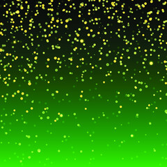 Confetti bokeh vector illustration. Glowing template background. Shining elements. Sparkling back. Falling glitter