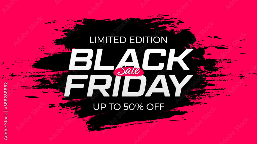 Poster black friday sale banner.