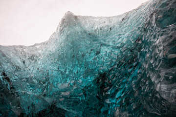 Wavy Glacier ice
